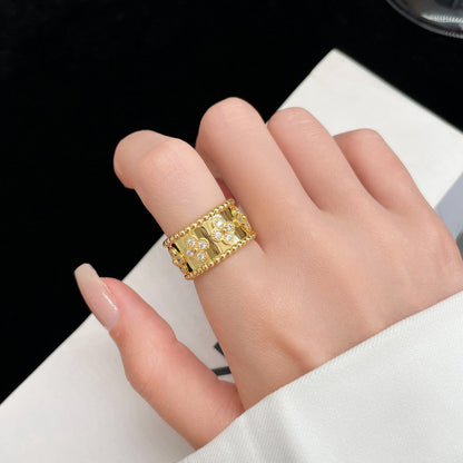 [⭐Shinejoy]PERLEE DIAMANT-RING GROSS