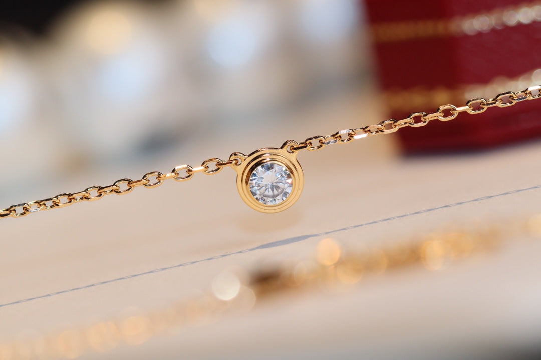 [⭐Shinejoy]DAMOUR ダイヤモンドネックレス