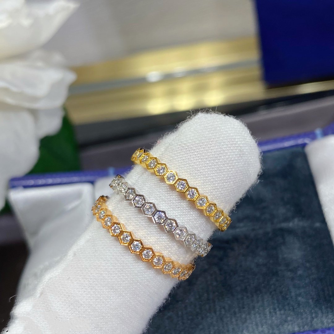 [⭐Shinejoy]BEE LOVE DIAMOND PAVED SMALL RING