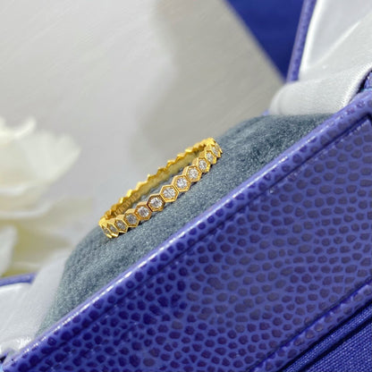[⭐Shinejoy]BEE LOVE DIAMOND PAVED SMALL RING
