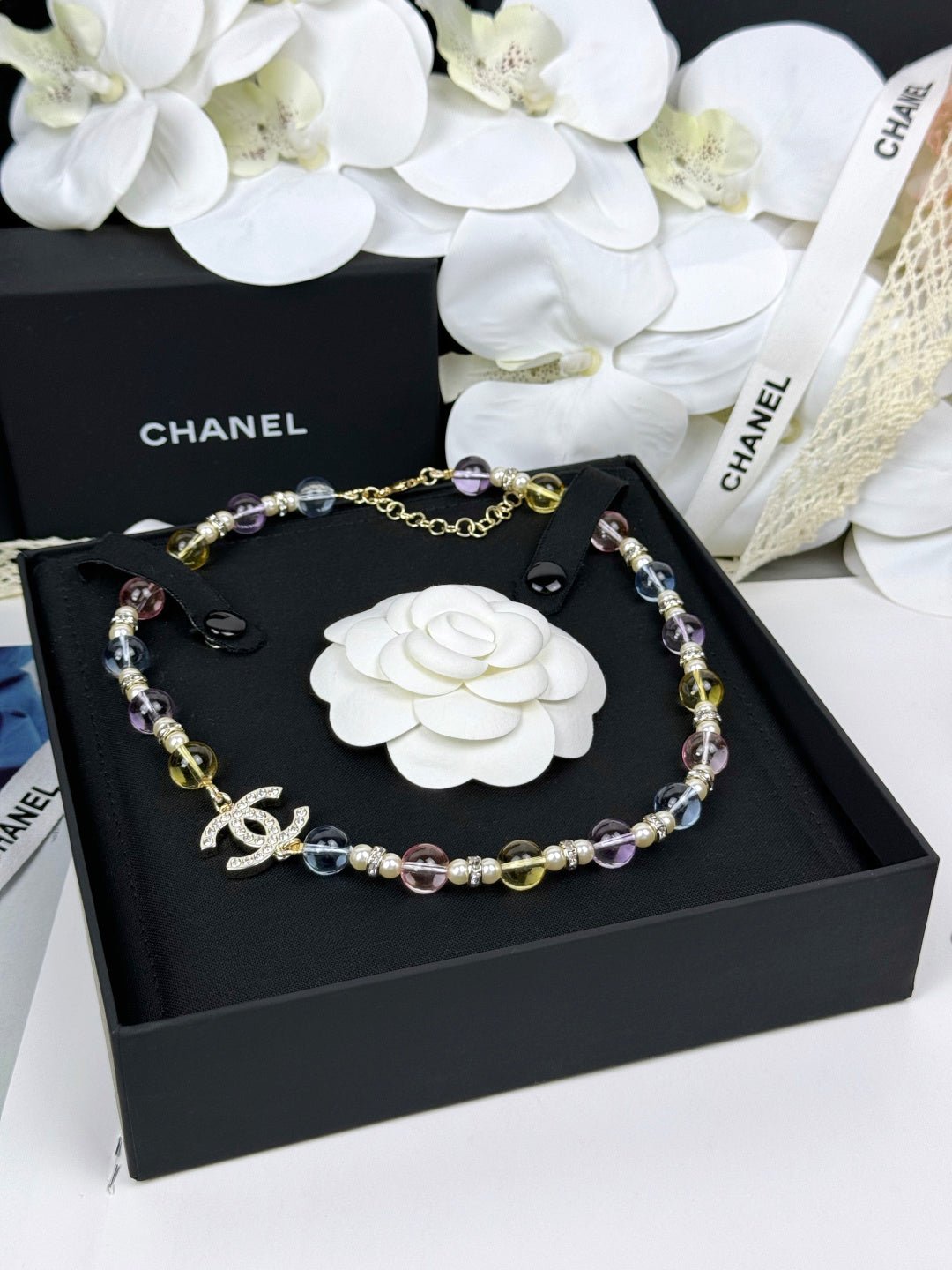[⭐Shinejoy]26C New Spring Collection Colorful Transparent Resin Necklace