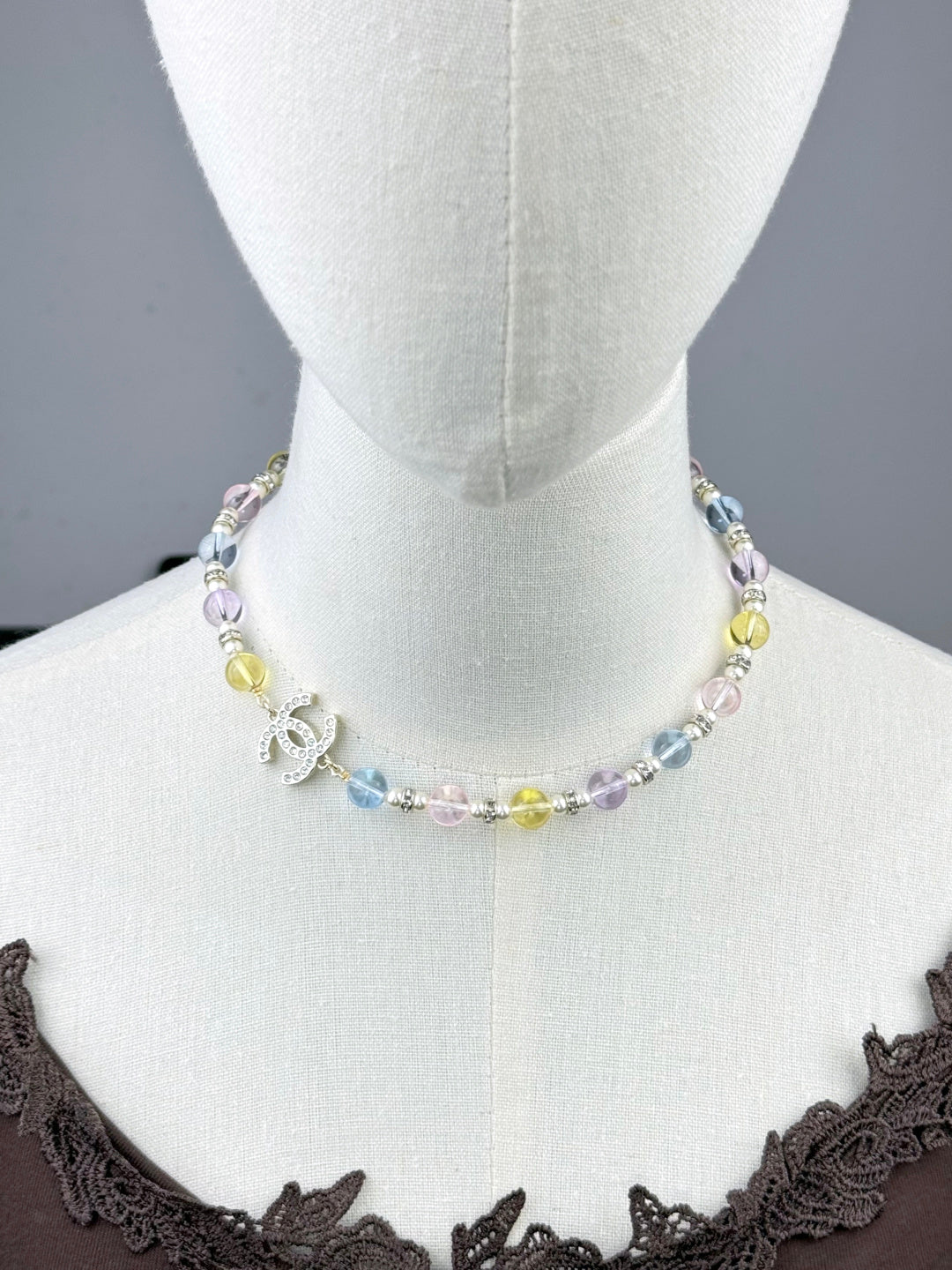 [⭐Shinejoy]26C New Spring Collection Colorful Transparent Resin Necklace
