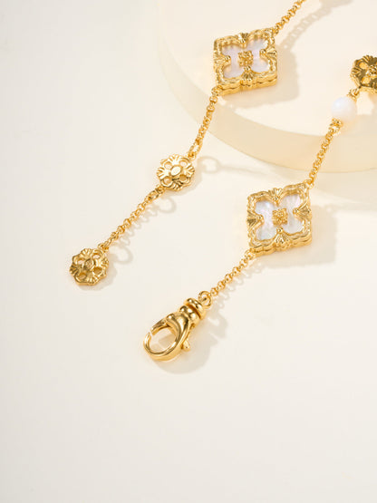 [⭐Shinejoy]B.C.L ENAMELED Three-Flower Bracelet（Trumpet)