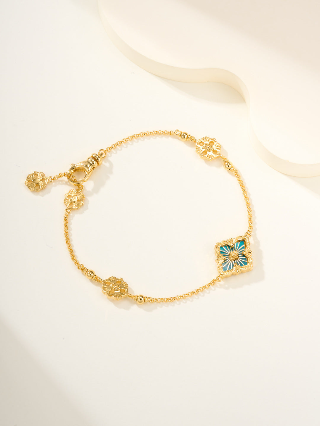 [⭐Shinejoy]B.C.L エナメル 一輪の花ブレスレット（各色）