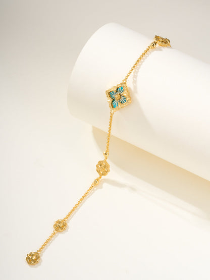 [⭐Shinejoy]B.C.L エナメル 一輪の花ブレスレット（各色）