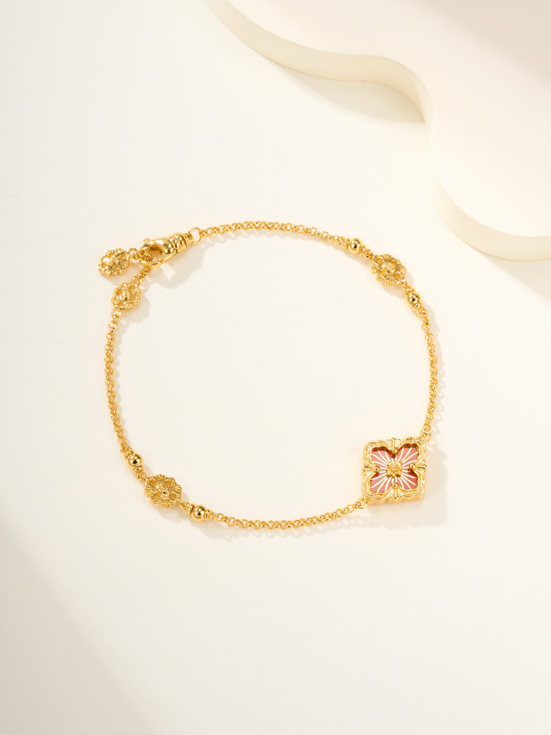 [⭐Shinejoy]B.C.L エナメル 一輪の花ブレスレット（各色）