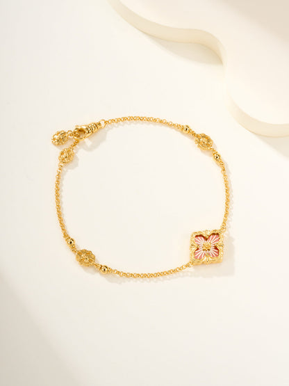 [⭐Shinejoy]B.C.L エナメル 一輪の花ブレスレット（各色）