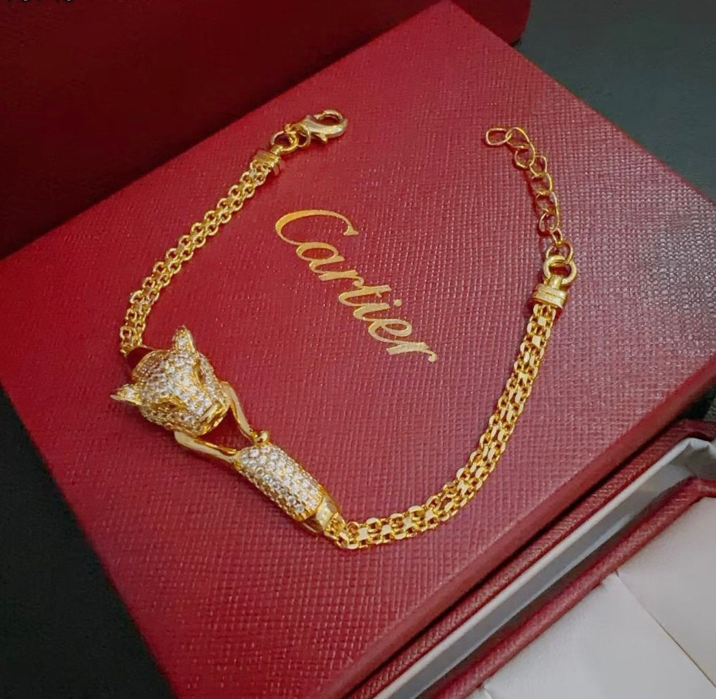 [⭐Shinejoy Jewelry] パンテール ブレスレット ダイヤモンド