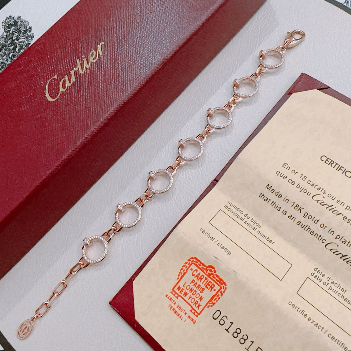 [⭐Shinejoy Jewelry] ラブ＆ジュスト アン クル ブレスレット ダイヤモンド
