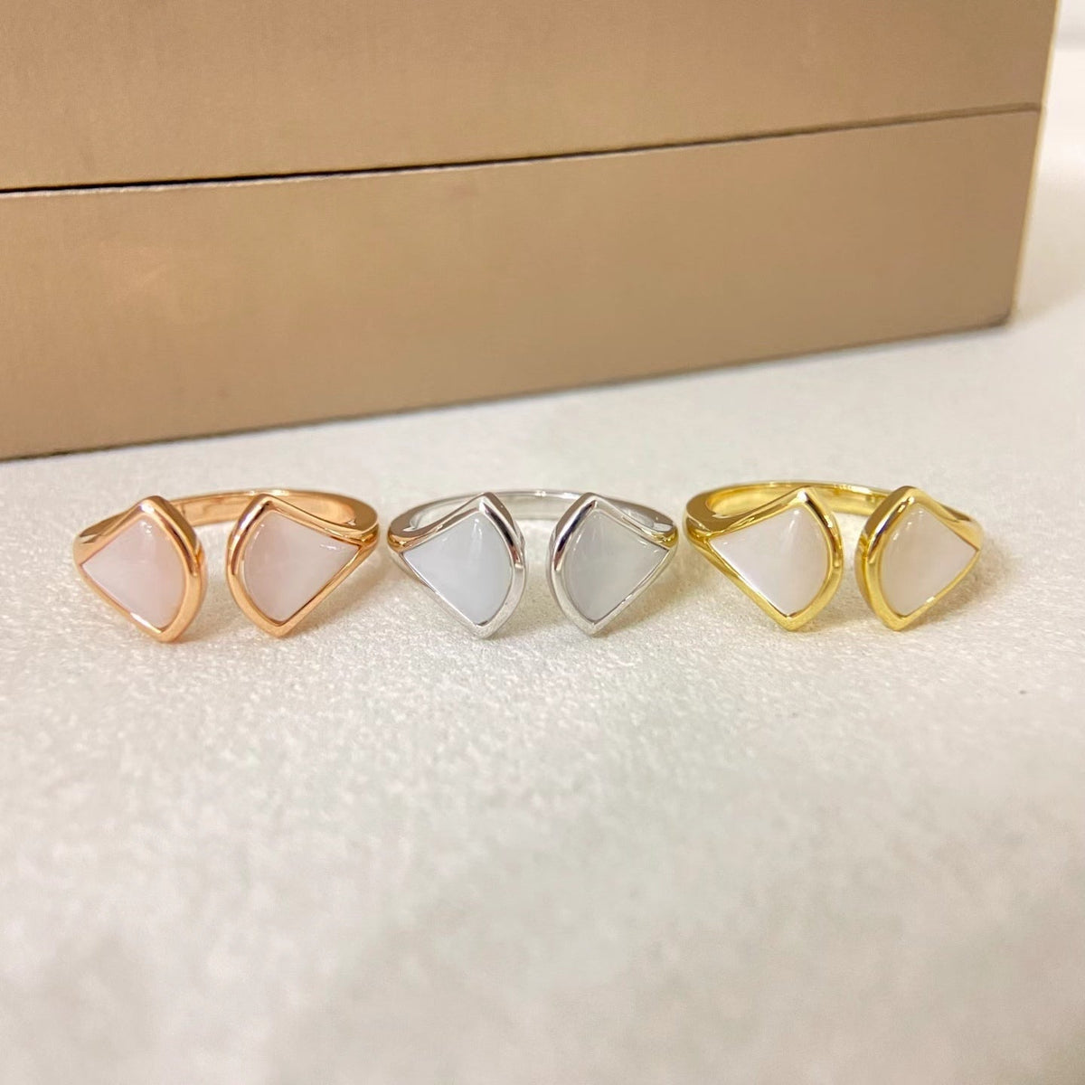 [⭐Shinejoy]ダブルスカートパターンオープンリング