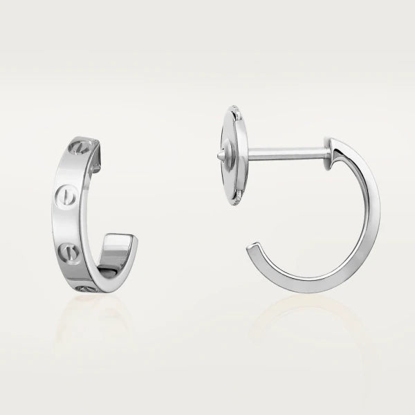 [⭐Shinejoy]LOVE EARRINGS 2.65MM シルバー