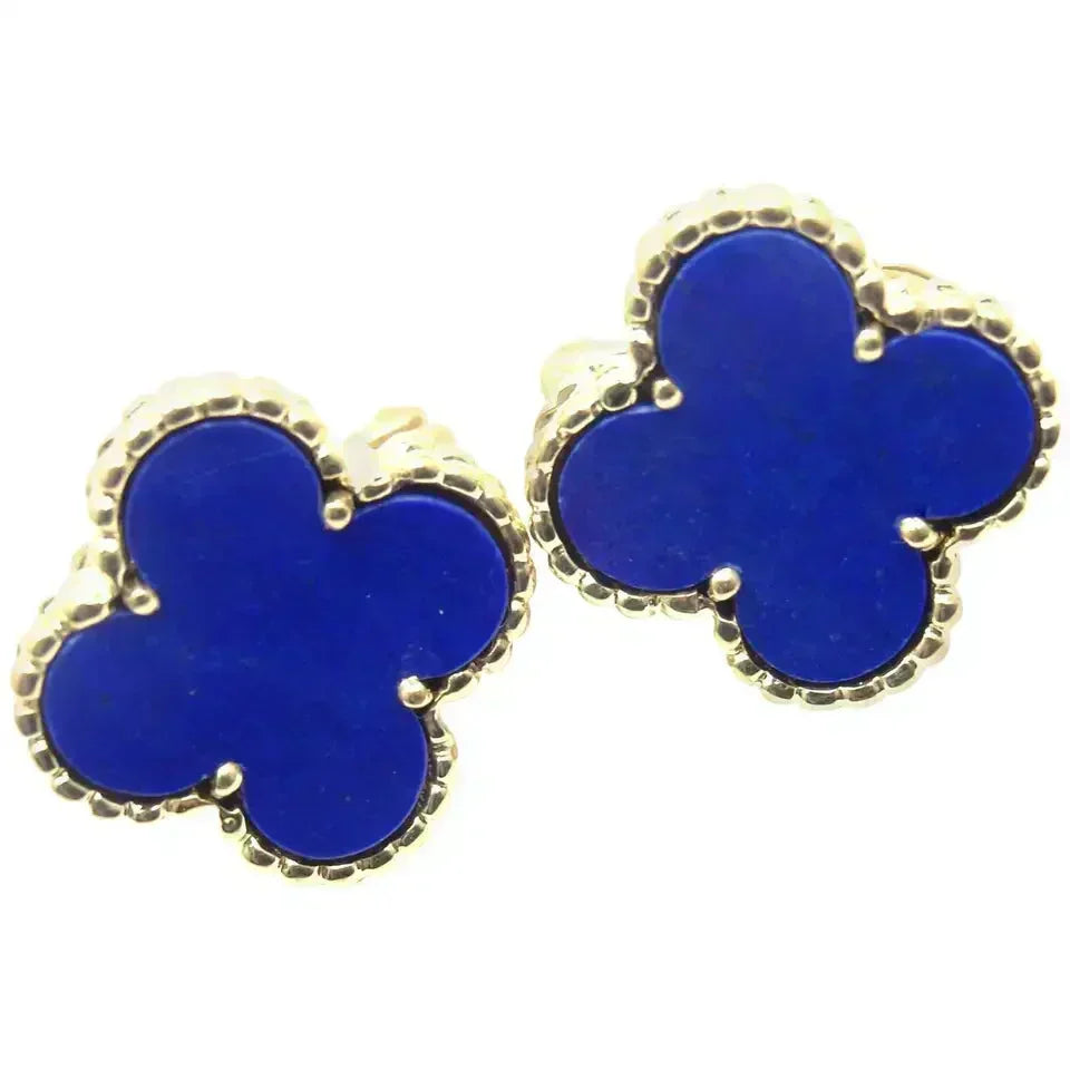 [⭐Shinejoy]CLOVER MINI 9.5MM ターコイズピアス