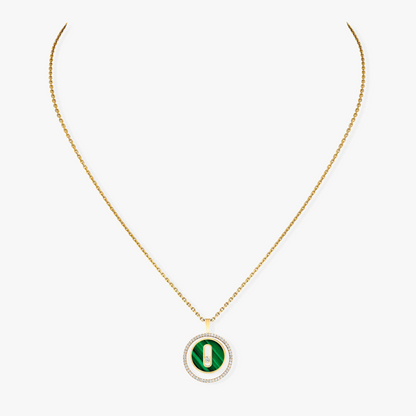 [⭐Shinejoy]Demo MOVE 1 DIAMOND MALACHITE GOLD DIAMOND NECKLACE
