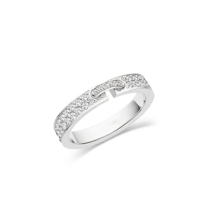 [⭐Shinejoy]ALLIANCE LIENS VIDENCE PAVED DIAMOND 4MM RING