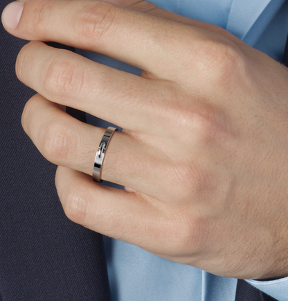 [⭐Shinejoy]ALLIANCE LIENS VIDENCE 3MM RING