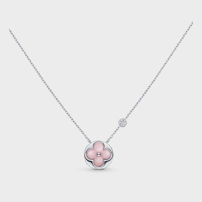 [⭐Shinejoy]サンモチーフ ピンクMOP シルバーブレスレット