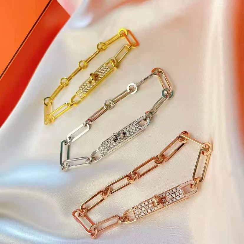 [⭐Shinejoy]チェーンブレスレット スモールモデル ダイヤモンド
