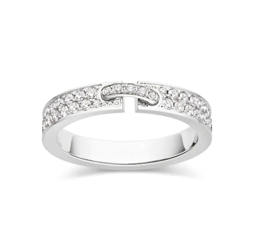 [⭐Shinejoy]ALLIANCE LIENS VIDENCE PAVED DIAMOND 4MM RING