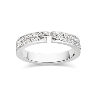 [⭐Shinejoy]ALLIANCE LIENS VIDENCE PAVED DIAMOND 4MM RING