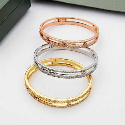 [⭐Shinejoy]Move Romane pavé bangle