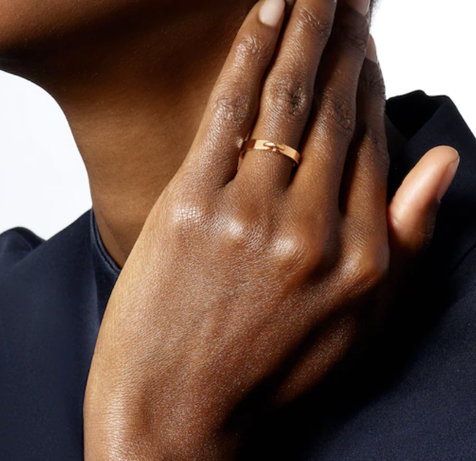 [⭐Shinejoy]ALLIANCE LIENS VIDENCE 3MM RING