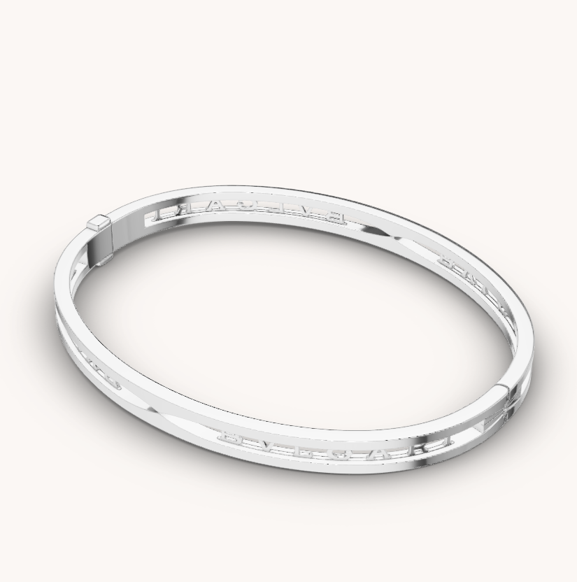 [⭐Shinejoy]ZERO 1 スパイラルロゴ シルバーブレスレット