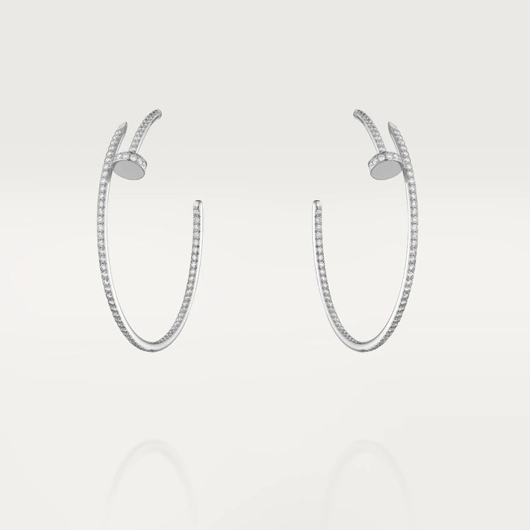 [⭐Shinejoy]ジュスト ピアス フルダイヤモンド 1.8MM