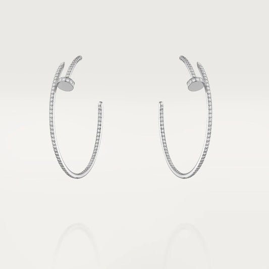 [⭐Shinejoy]ジュスト ピアス フルダイヤモンド 1.8MM
