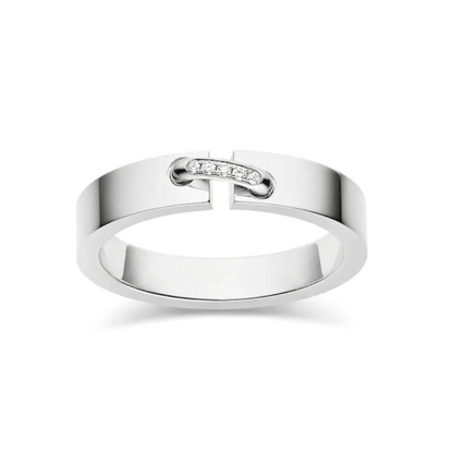 [⭐Shinejoy]ALLIANCE LIENS VIDENCE DIAMOND 4MM RING