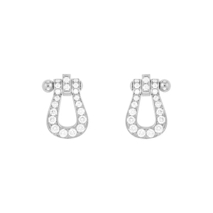 [⭐Shinejoy]FORCE 10 FULL DIAMOND STUD EARRINGS MINI MODEL