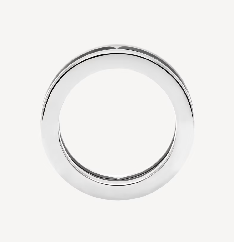 [⭐Shinejoy]ZERO 1 ワンバンド オープンワークロゴ スパイラルリング