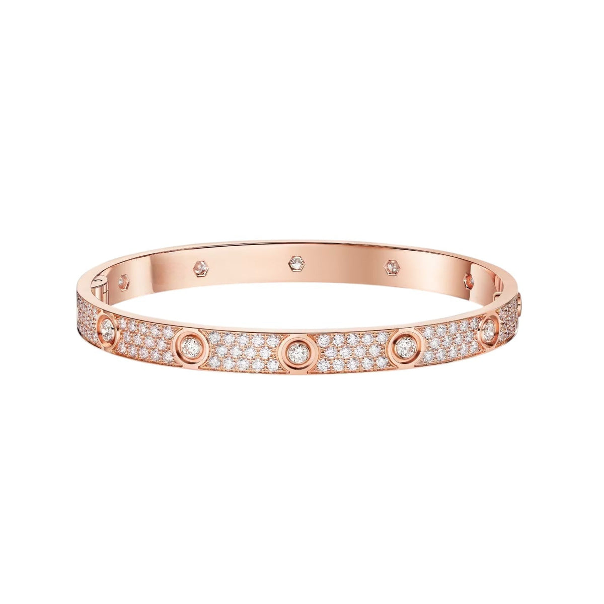 [⭐Shinejoy]LOVE BRACELET 6.1MM DIAMOND-PAVED 10 BIG DIAMONDS