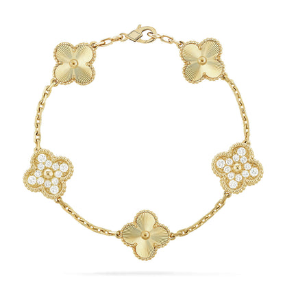 [⭐Shinejoy] CLOVER 5 MOTIF LASER BRACELET COLLECTION