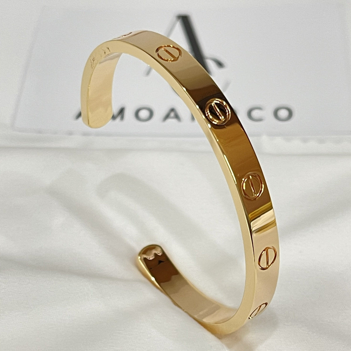 [⭐Shinejoy]LOVE ブレスレット 6.1MM オープンカフ