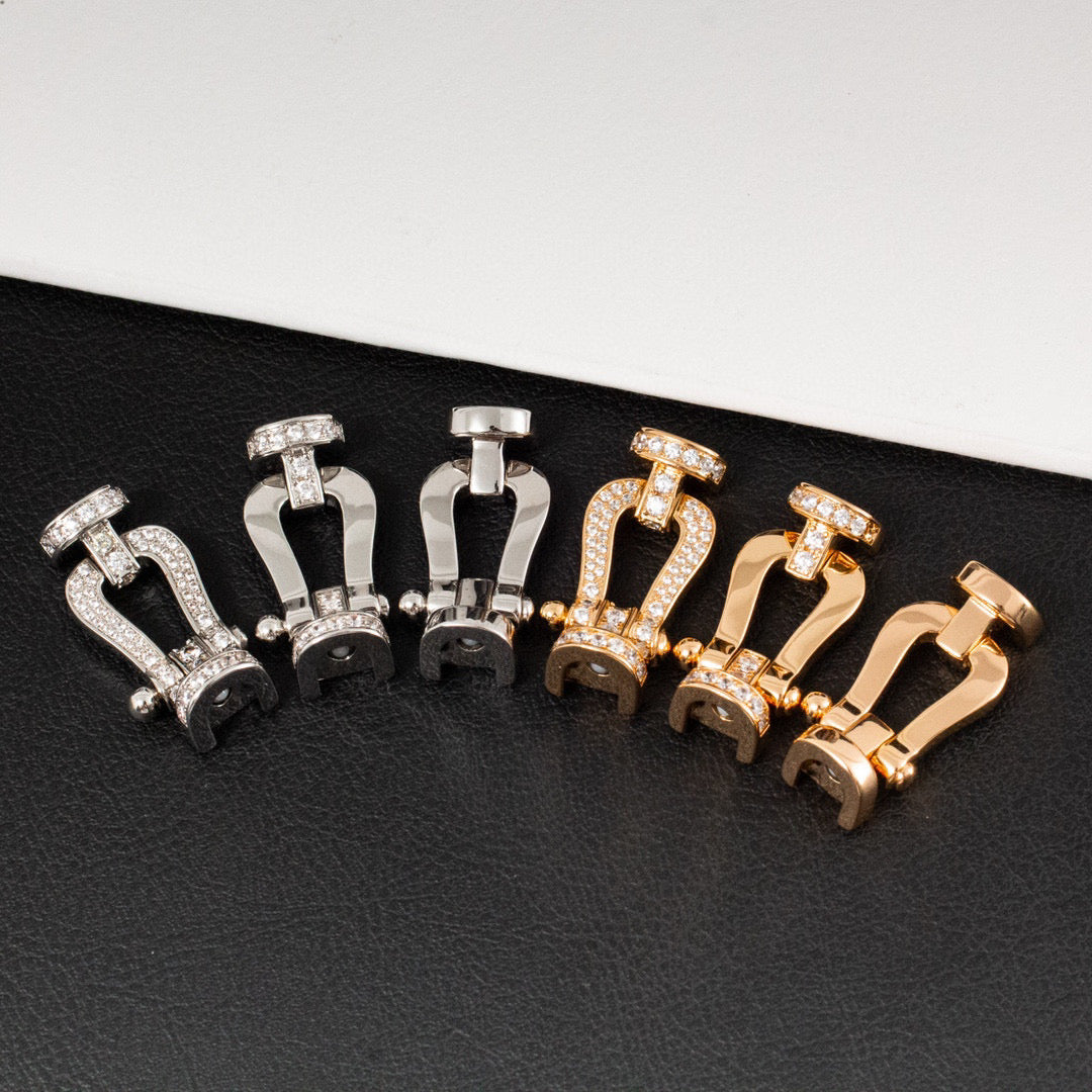 [⭐Shinejoy]FORCE LARGE HORSESHOE NO DIAMOND BRACELET SILVER