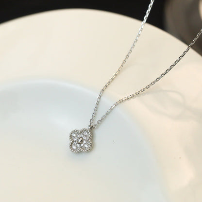 [⭐Shinejoy] CLOVER MINI 9,5 MM DIAMANT-KETTENANHÄNGER