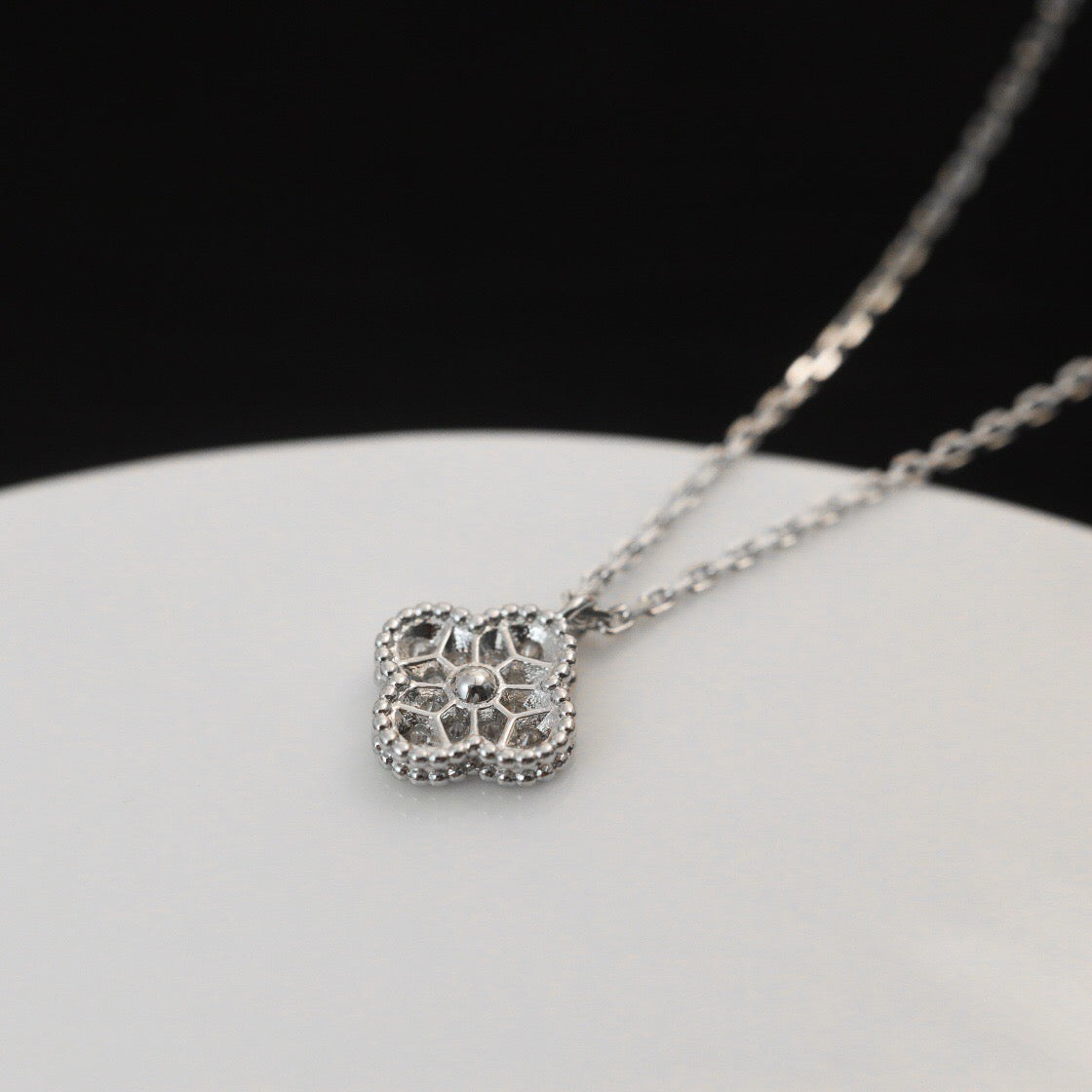[⭐Shinejoy] CLOVER MINI 9,5 MM DIAMANT-KETTENANHÄNGER