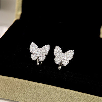 [⭐Shinejoy]SCHMETTERLINGS-OHRRINGE MIT VOLLBESATZ