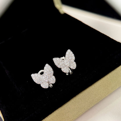 [⭐Shinejoy]SCHMETTERLINGS-OHRRINGE MIT VOLLBESATZ