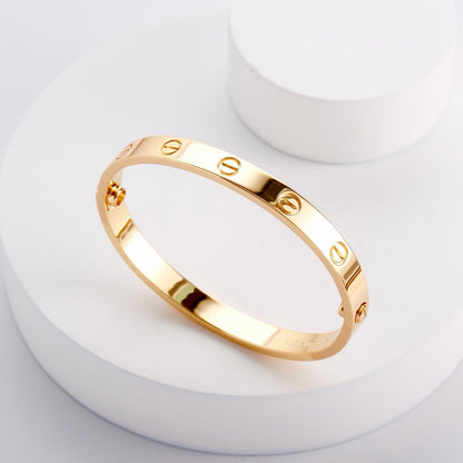 [⭐Shinejoy]LOVE ブレスレット 6.1MM ダイヤモンドなし