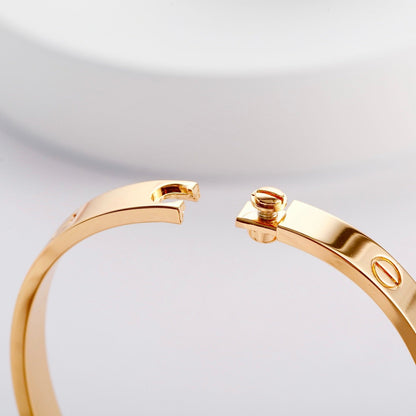 [⭐Shinejoy]LOVE ブレスレット 6.1MM ダイヤモンドなし