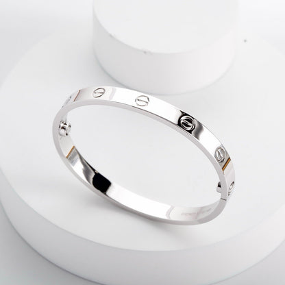 [⭐Shinejoy]LOVE ブレスレット 6.1MM ダイヤモンドなし