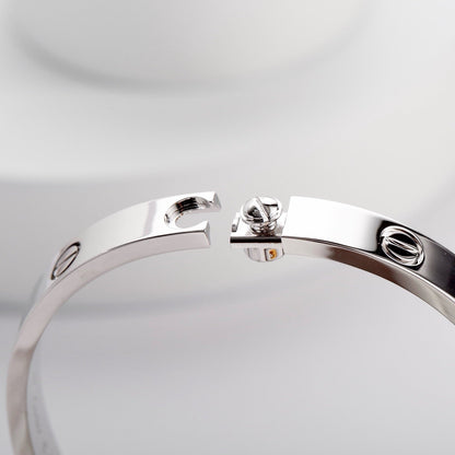 [⭐Shinejoy]LOVE ブレスレット 6.1MM ダイヤモンドなし