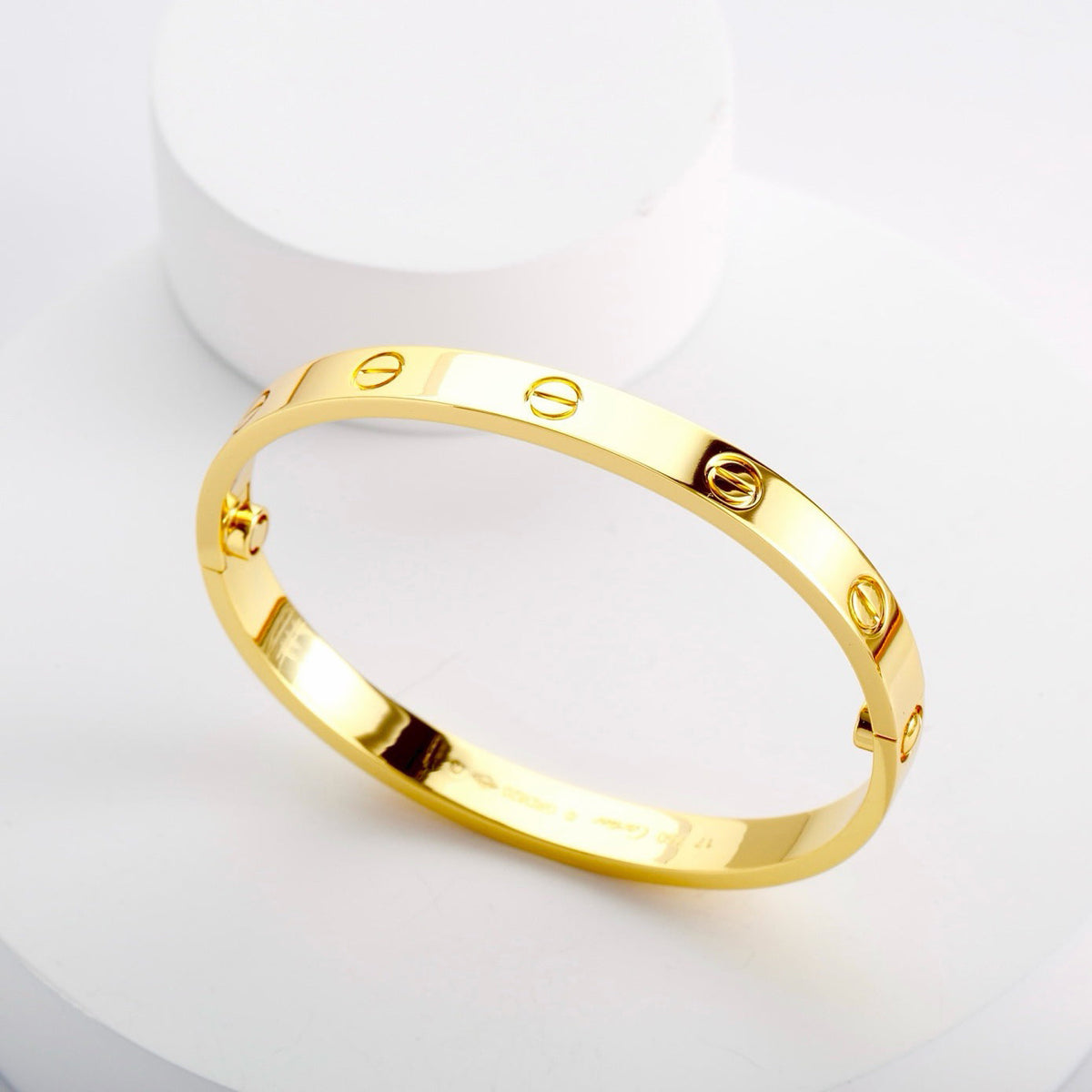 [⭐Shinejoy]LOVE ブレスレット 6.1MM ダイヤモンドなし