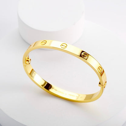 [⭐Shinejoy]LOVE ブレスレット 6.1MM ダイヤモンドなし