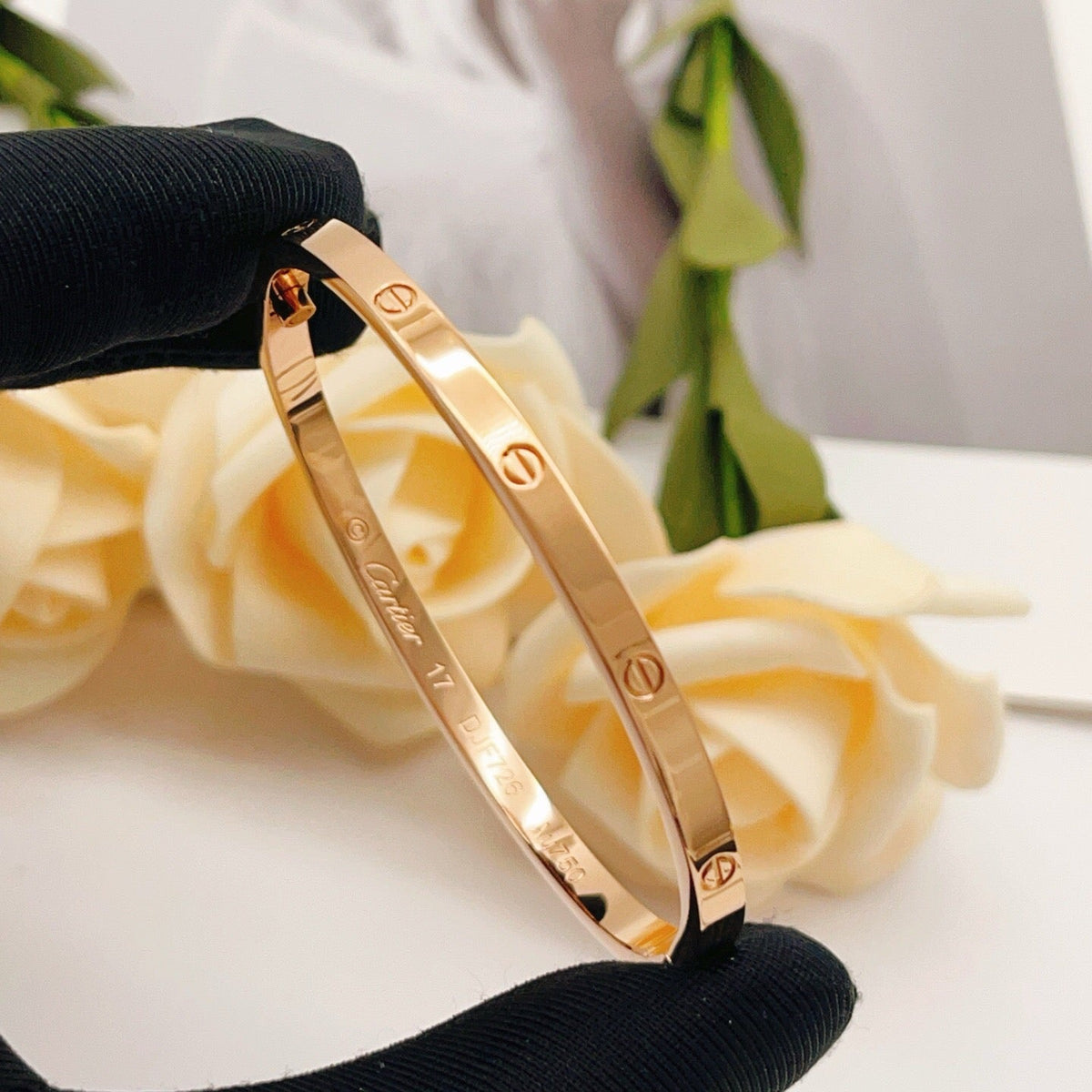 [⭐Shinejoy]LOVE ブレスレット 3.65MM ダイヤモンドなし