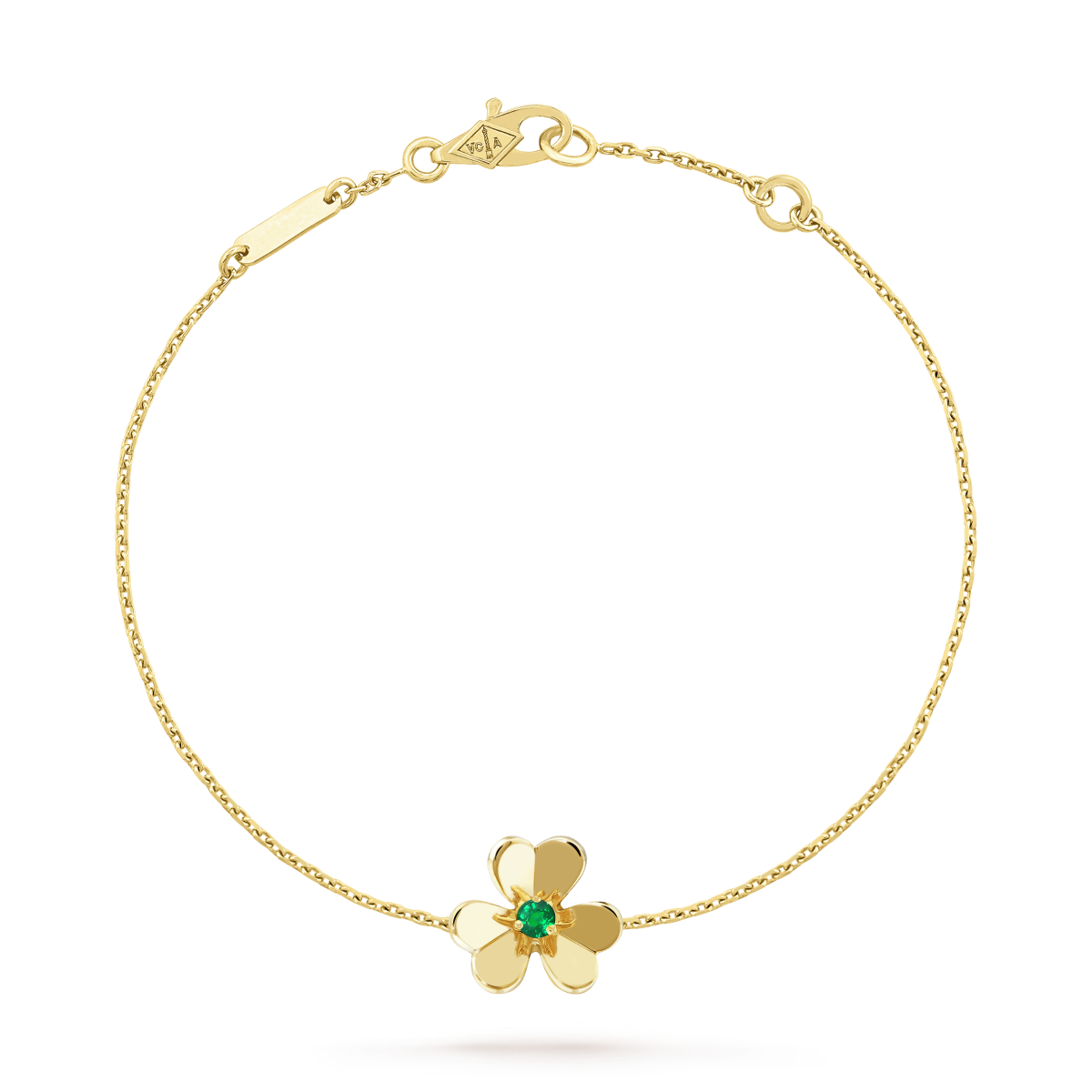 [⭐Shinejoy]FRIVOLE GOLD FLOWER PINK MALACHITE BRACELET