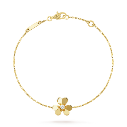 [⭐Shinejoy]FRIVOLE GOLD FLOWER PINK MALACHITE BRACELET