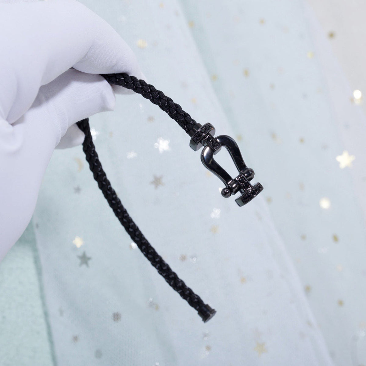 [⭐Shinejoy]FORCE LARGE SERIES HORSESHOE BLACK SAMURAI BRACELET
