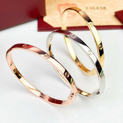 [⭐Shinejoy]LOVE ブレスレット 3.65MM ダイヤモンドなし